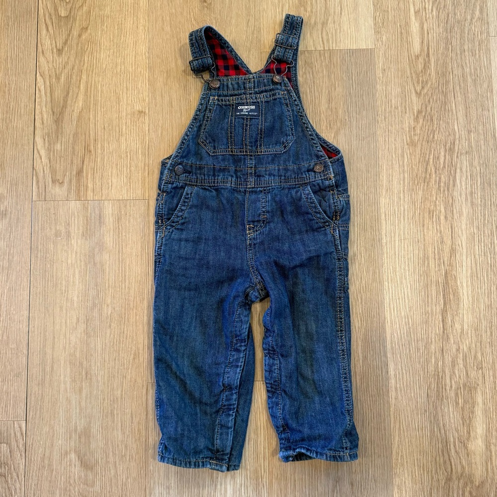 OshKosh Lined Denim Overalls